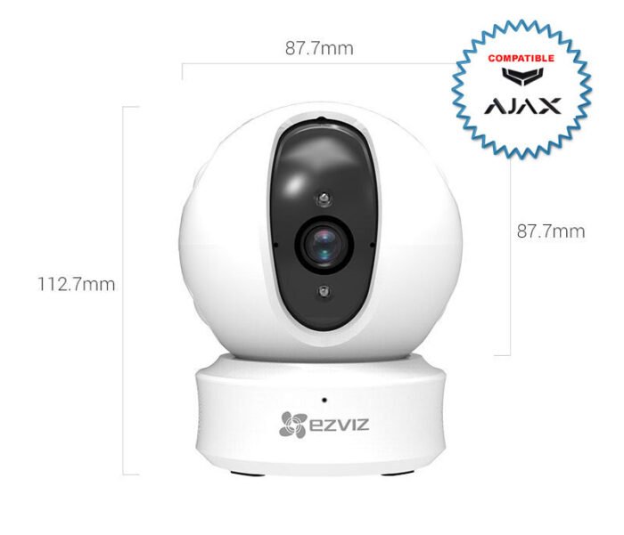 Cámara motorizada compatible con alarma Ajax