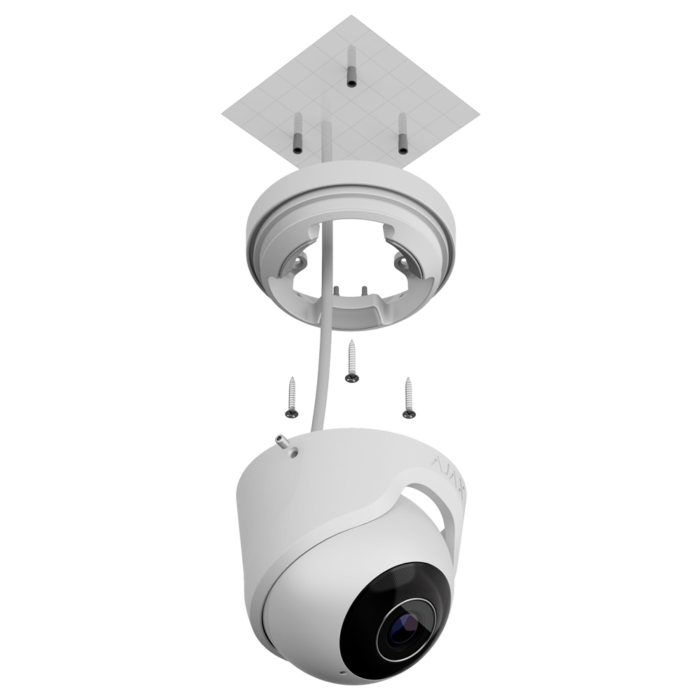 Cámara IP Turrent 8 Megapixel Ajax, 2,8mm Color Negro