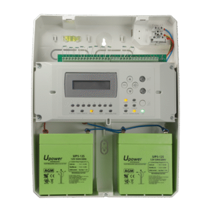 Central convencional de 8 zonas con pantalla LCD