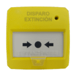 Pulsador rearmable – Especial para panel de extinción –