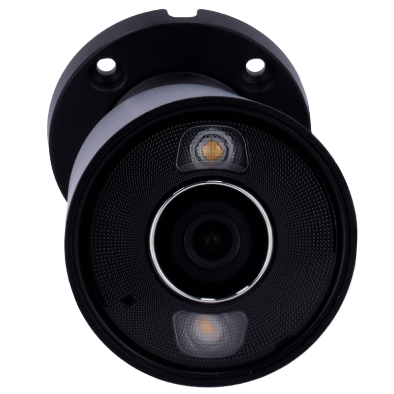 Cámara IP Bullet 5 Megapixel Ajax – 1/2.8" Progressive Scan CMOS – Lente 4 mm | Ranura MicroSD hasta 256GB – IR 50 m | Luz blanca 50 m | PoE 802.3at/af – Con Inteligencia Artificial – Color Negro