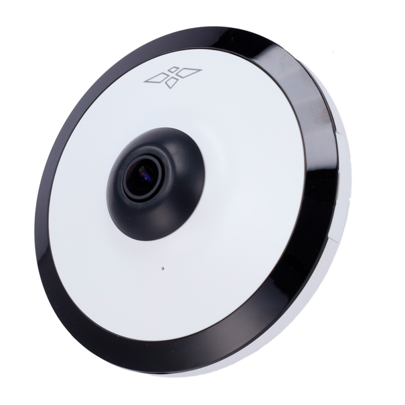 Cámara de vigilancia 360° para tiendas con audio integrado